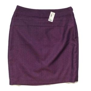 The Limited Purple Pencil Skirt-Sz 2 NWT